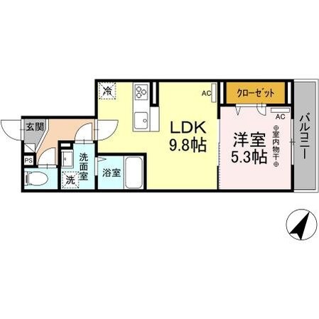 Dフラット恋ヶ窪の物件間取画像